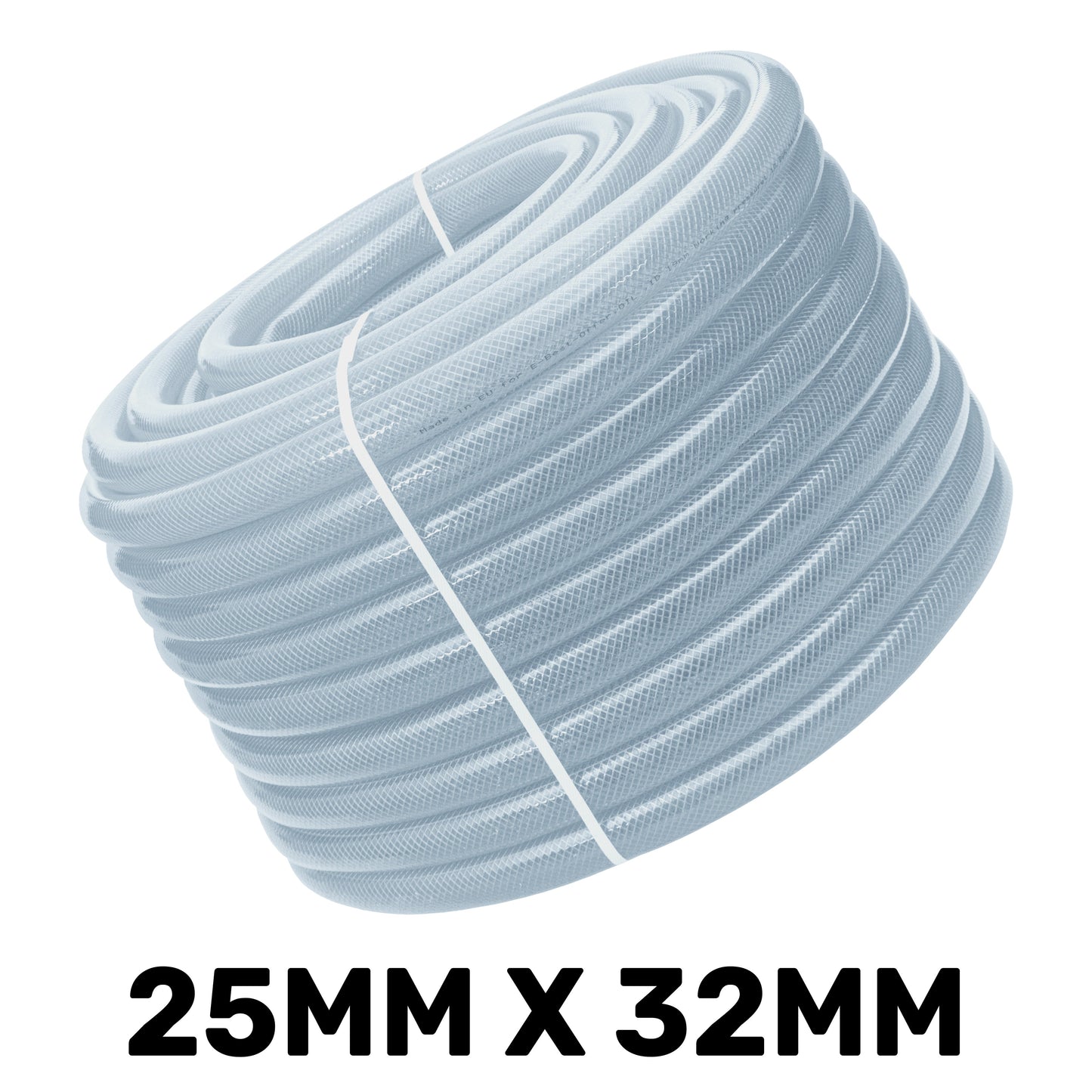 Clear Braided PVC Pipe 25mm*3.5mm-3