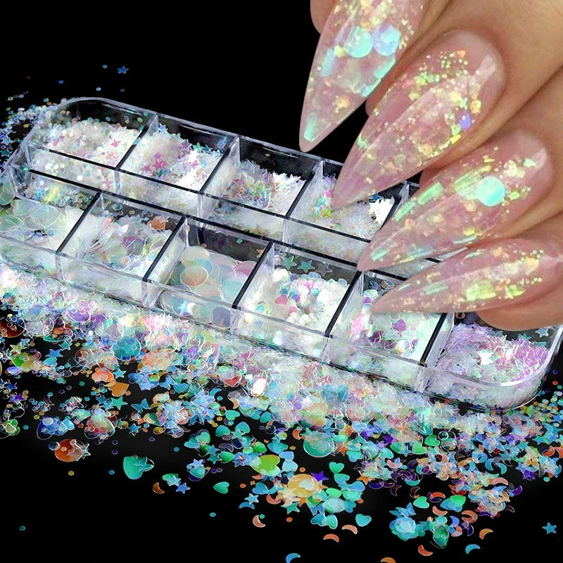 Mermaid Dreams Nail Glitter Flakes-22