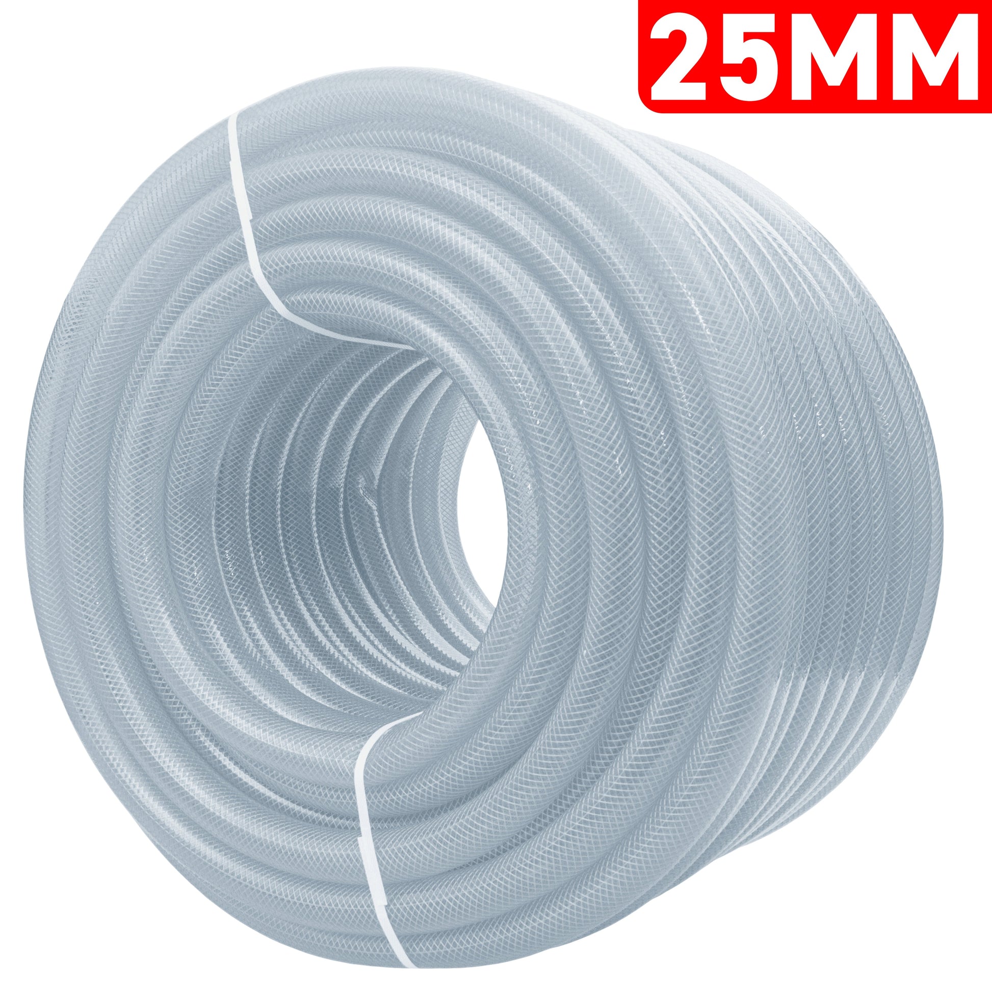 Clear Braided PVC Pipe 25mm*3.5mm-0