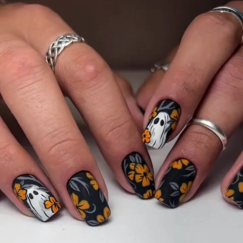 Ghostly Glam 24 Pcs Halloween Press-On Nails-0