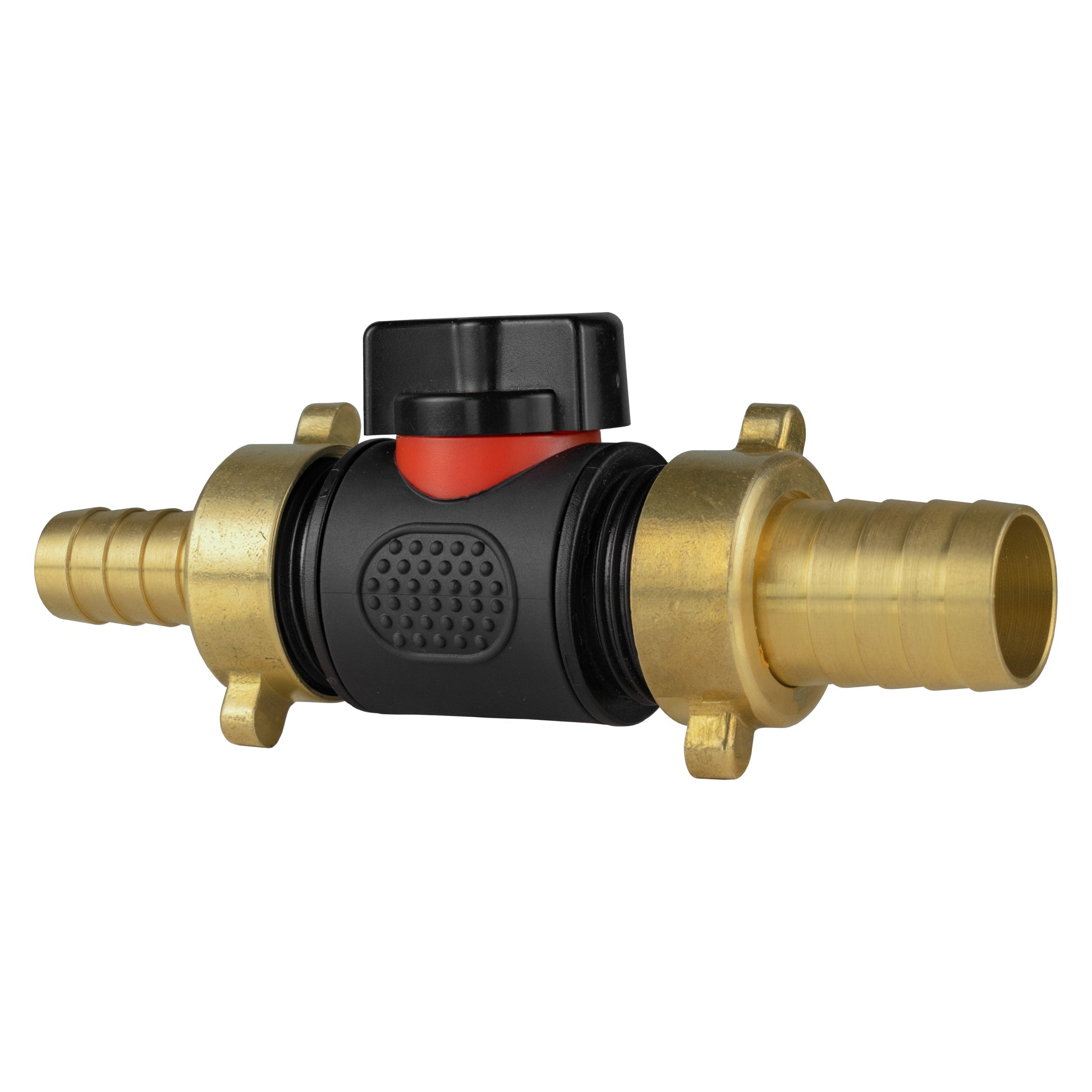 13mm Brass Barb with In-Line BSPM Valve and 19mm Brass Barb-2