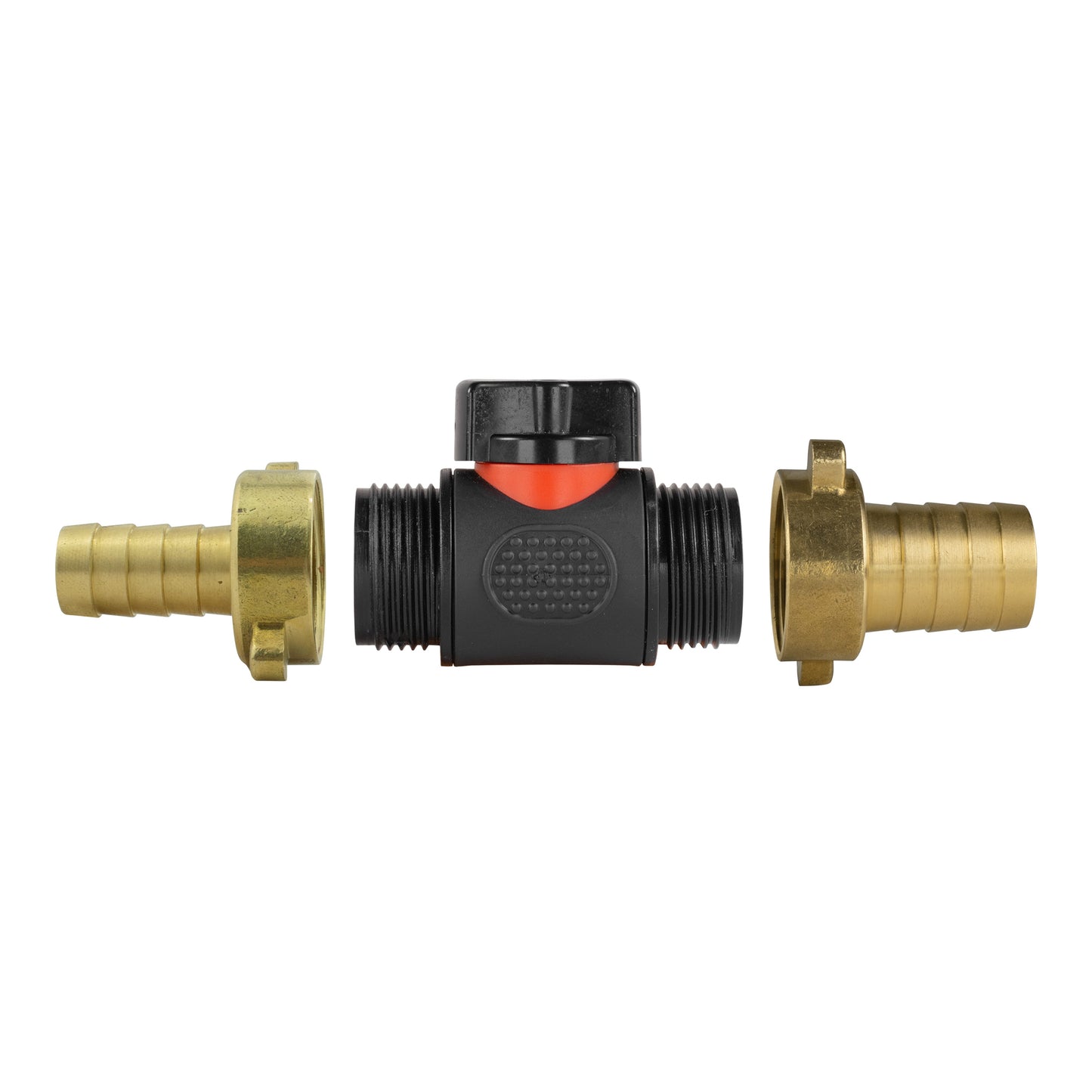 13mm Brass Barb with In-Line BSPM Valve and 19mm Brass Barb-3