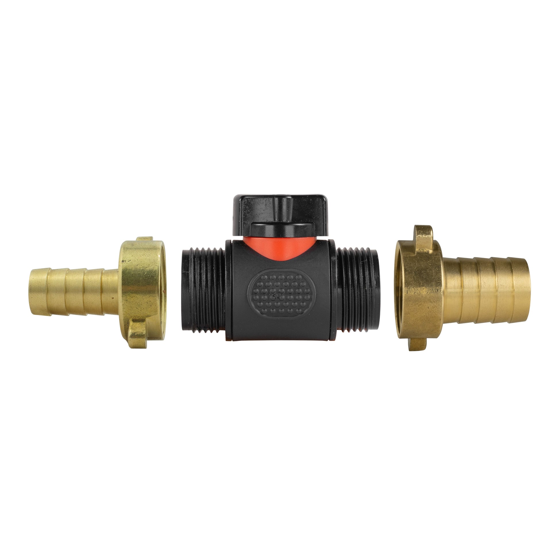 13mm Brass Barb with In-Line BSPM Valve and 19mm Brass Barb-3