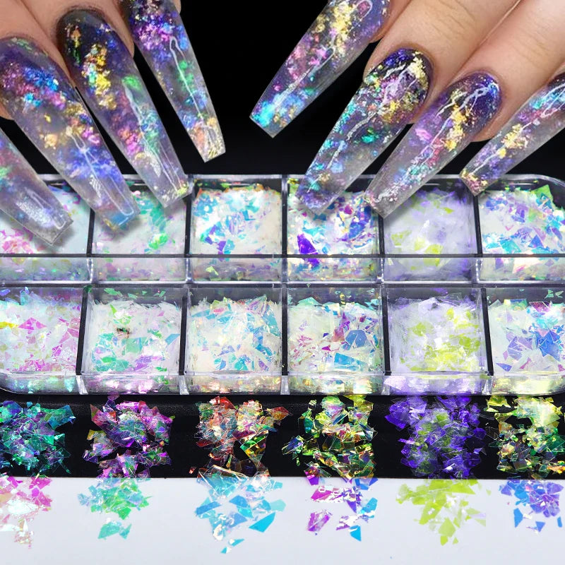 Mermaid Dreams Nail Glitter Flakes-15