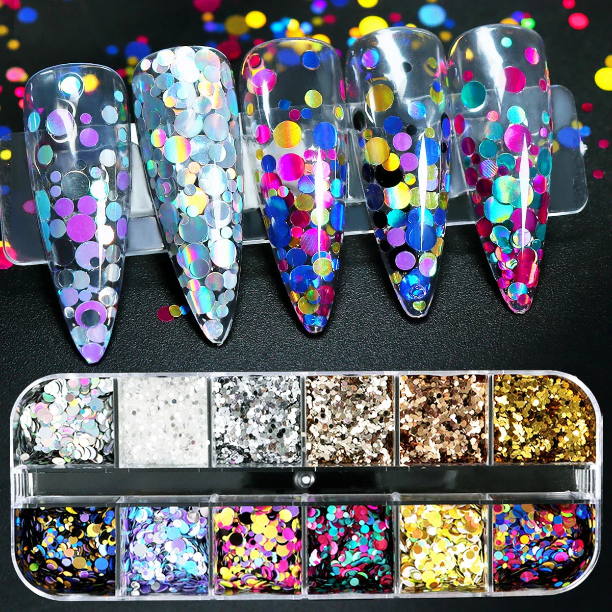 Mermaid Dreams Nail Glitter Flakes-5