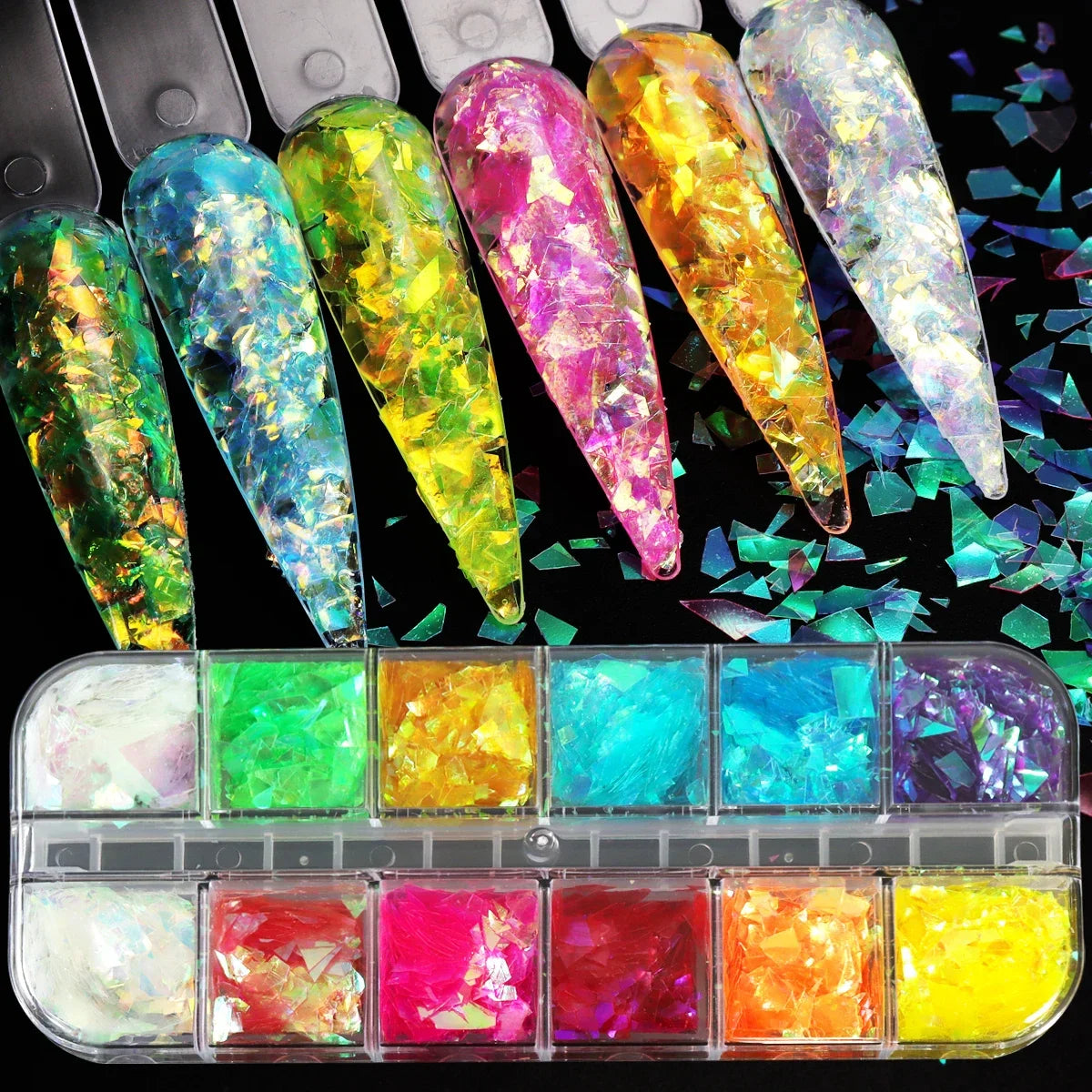 Mermaid Dreams Nail Glitter Flakes-17